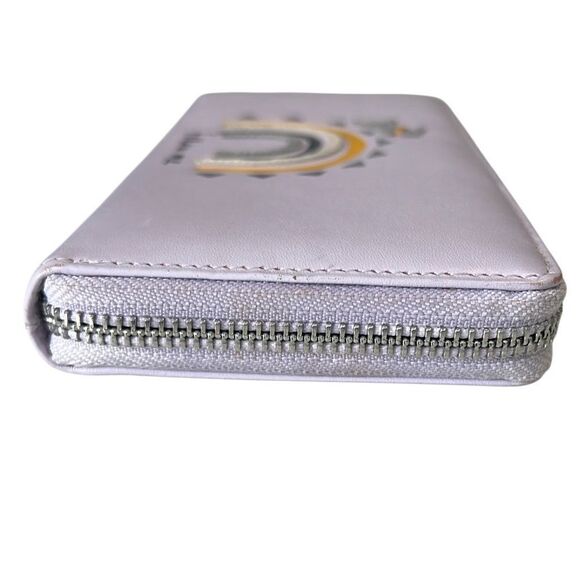 Radley London Follow Me Over the Rainbow Lilac Zip Around Long Wallet - Picture 8 of 12